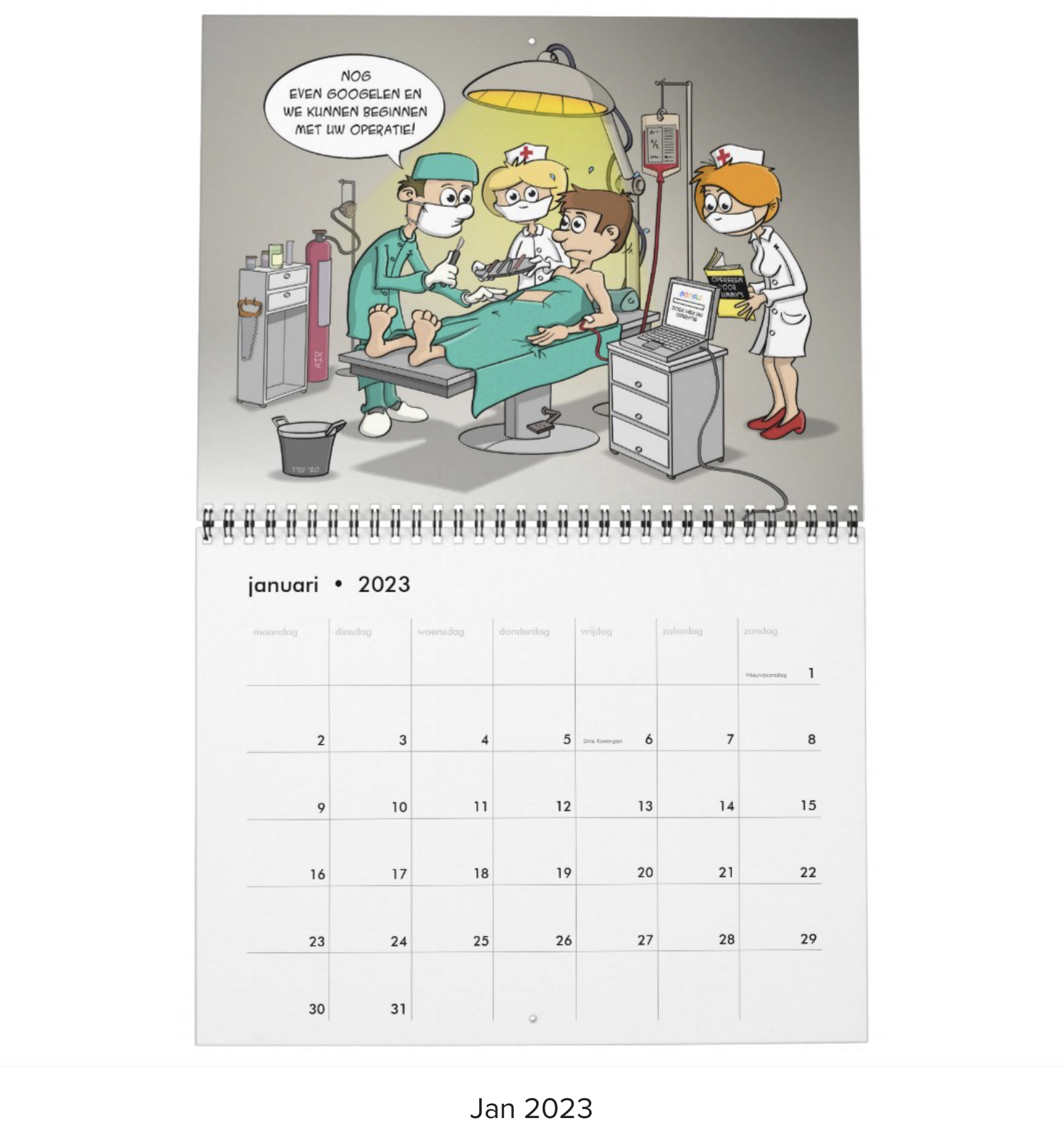 Stef’s cartoon kalender