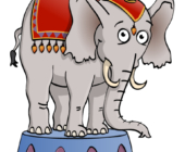 De Wiskanjers, circus olifant