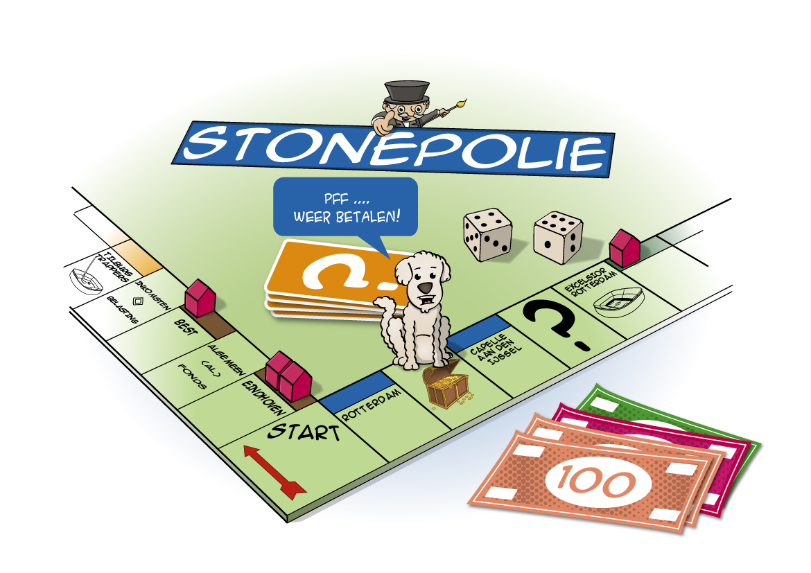 Jaarkalender Stone 2023 - Stonepolie - illustratie