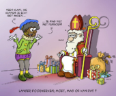 Sinterklaas en zijn pensioen.