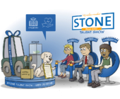 Stone bureaukalender; De stone talent show